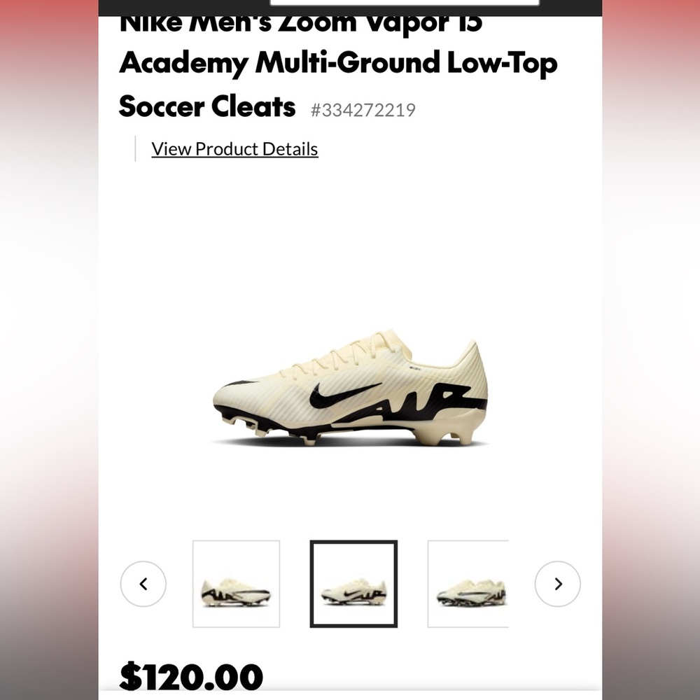 Brand new soccer cleats